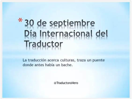 30 de septiembre: Día Internacional del&nbsp;Traductor