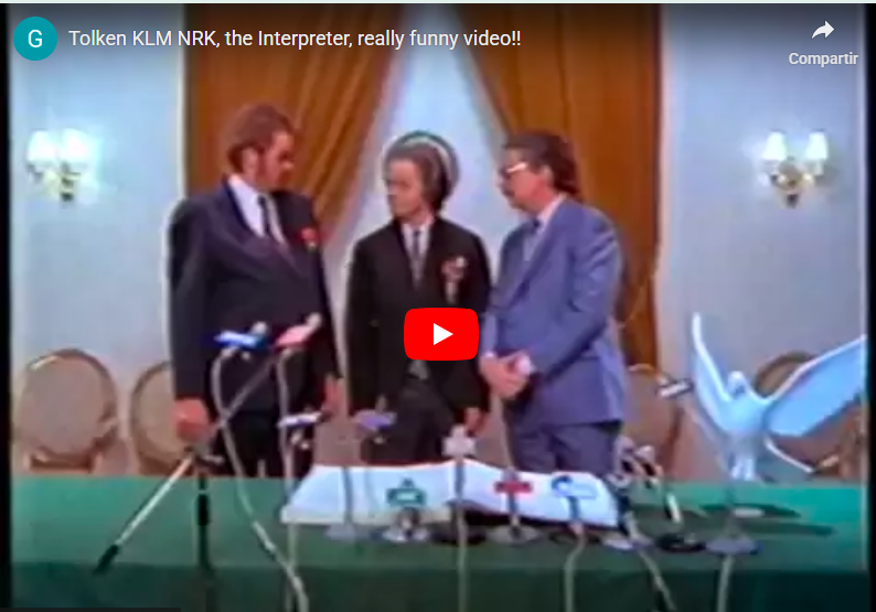 Hilarante video parodiando una interpretación diplomática/ Really funny video on&nbsp;interpretation
