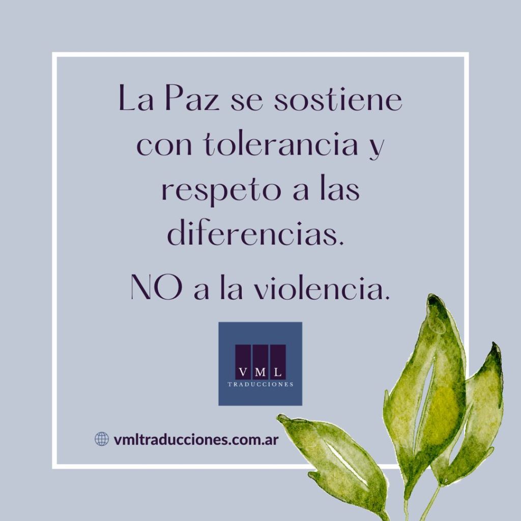 Comunicado VML Traducciones por la PAZ