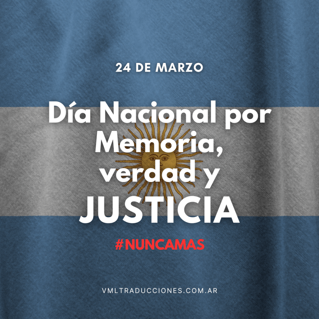 National Day of Remembrance, for Truth and Justice in Argentina